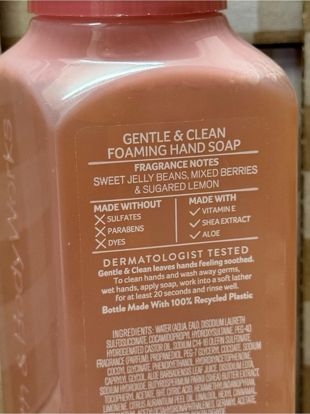 NEW B&BW Tutti Frutti Candy Foaming Hand Soap 8.75 fl Oz